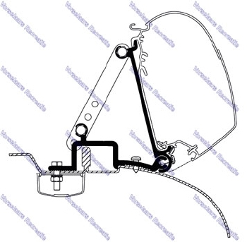 Thule adapter Wall Ducato|Jumper|Boxer ≤2006-302928